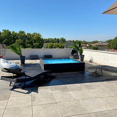 Appartement Rooftop Avec Piscine Avinhão Exterior foto